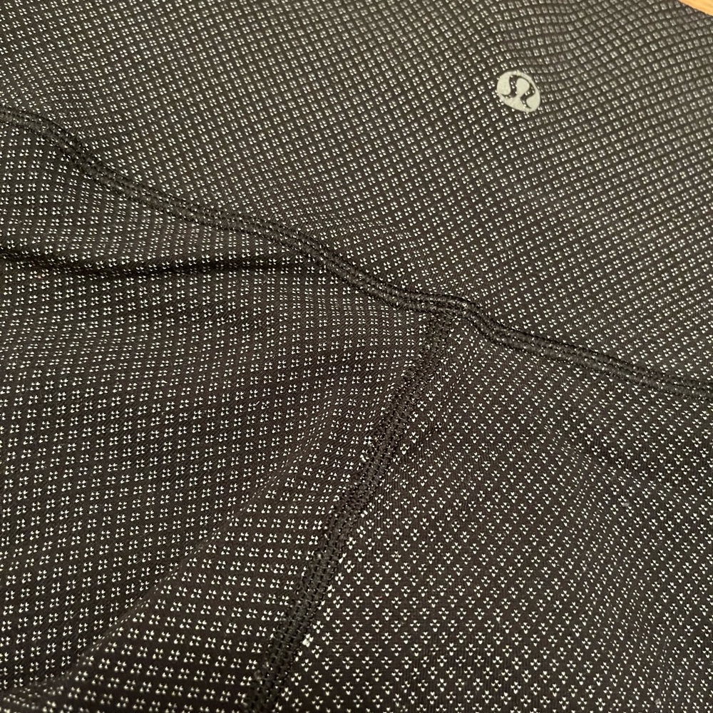Black & White Pattern Lululemon Leggings